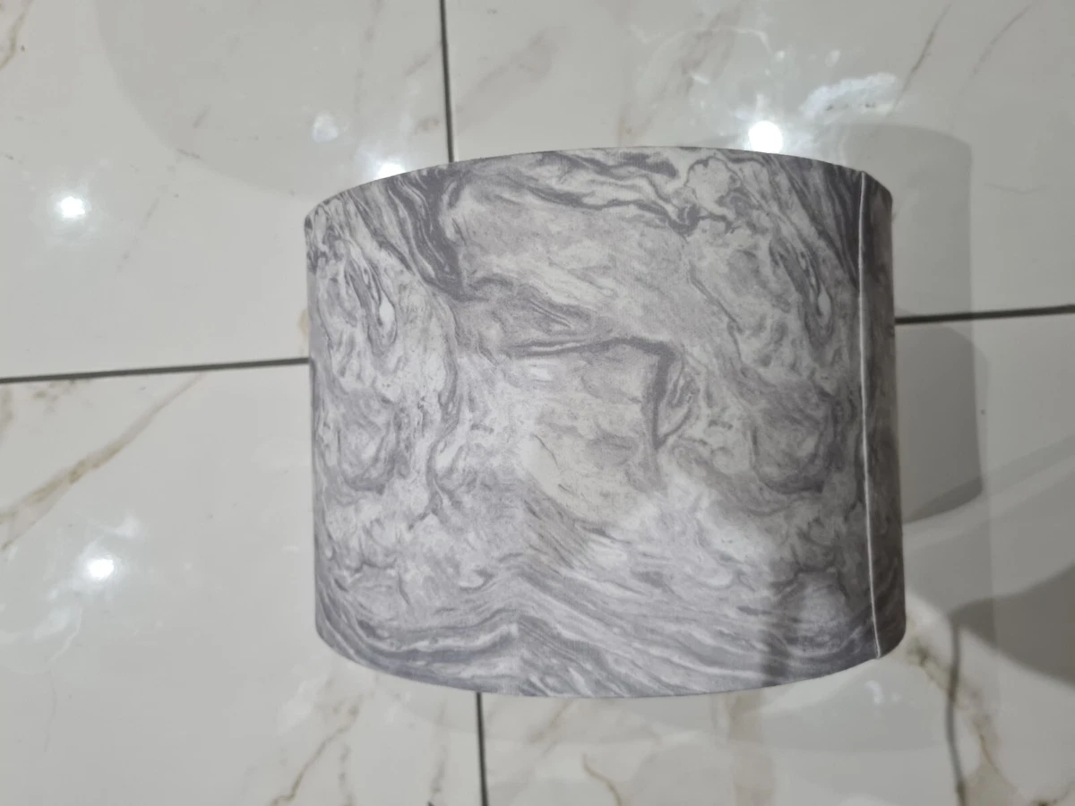 Grey suede deals lampshade