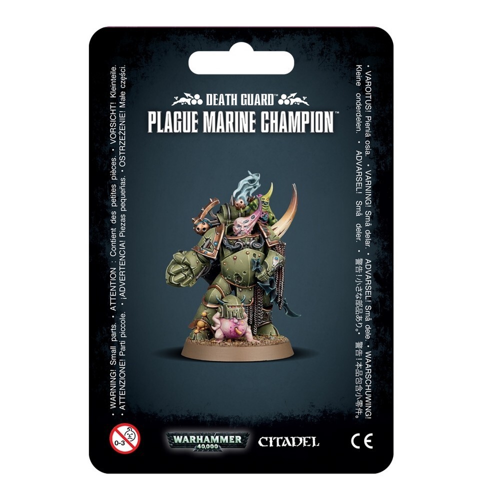 Death Guard Plague Marine Champion Warhammer 40000 Games workshop Brand New