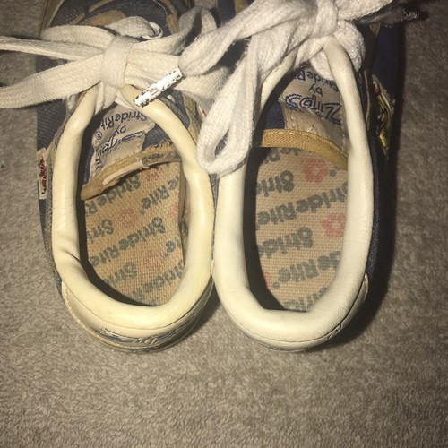 Vintage Stride Rite Mighty Mouse Zips Kids Shoes NOT FOR WEAR 80s See Pics - Picture 5 of 7