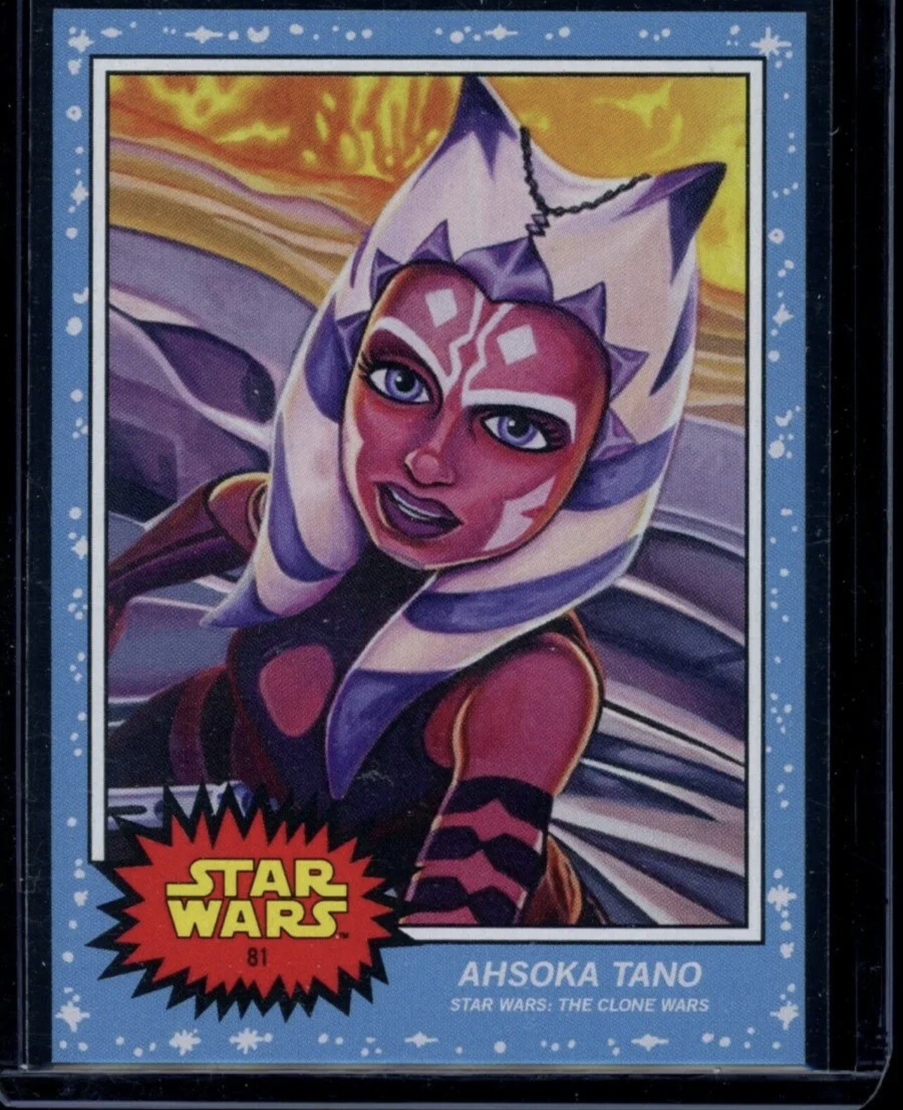 2020 Topps Star Wars Living Set #81 Ahsoka Tano SP Card Short Print Clone Wars