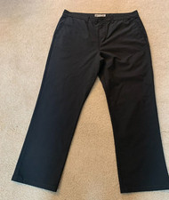 Men's Travis Mathew Black Golf Tech Pants Nylon Polyester Spandex Size 38