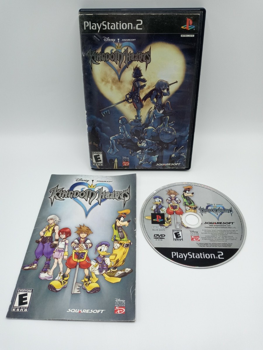 KINGDOM HEARTS - PS2 Playstation 2 Game - Manual Included - Tested 