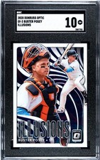 2020 Donruss Optic #OI-3 Buster Posey Illusions SGC 10 GEM MINT