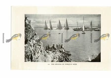 Opening of Torquay Week, Book Illustration (Print), c1937