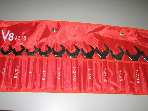 15 Piece Service Wrench Set - Aircraft,Aviation, Automotive, Truck Tools