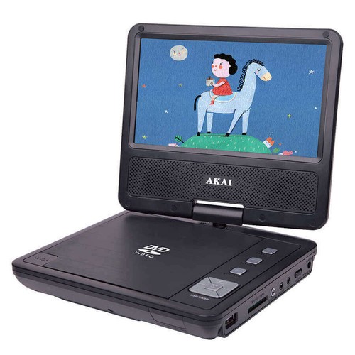 Portable 7" DVD Multi Region / Zone DVD Player 12v with USB by Akai - Picture 2 of 3