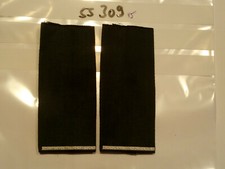 Schulterst&uuml;cke Forst Rangschlaufen gr&uuml;n 1 Balken gewebt 1 Paar (ss309)