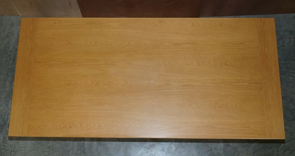 RRP £9,600 HABITAT ENGLISH OAK DINING TABLE & 8 POTOCCO LEATHER DINING CHAIRS - Image 4 of 4