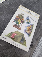 Suzy's Zoo Sticker Pack New Sealed Camping Turtle 90018 - 4 Sheets - Vintage 28