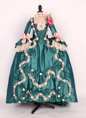 18th Century Victorian Wedding Dresses Court Queen Charlotte Marie Antoinette