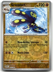 Grapploct 052/091 Paldean Fates Reverse Holo Uncommon