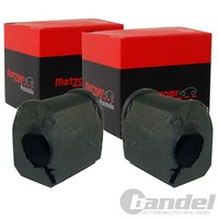 2X Metzger 23Mm Stabilager Innen Vorne Beidseitig Passend FÜR Renault 19 Clio