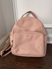 Kate Spade Blush Pink Leather Backpack Small, Used Condition Please See Photos