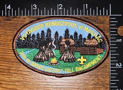 Voyageur Rendezvous et Massiac 2006 Shawnee District Fall Encampment BSA Patch 
