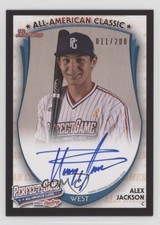 2015 Bowman AFLAC/Under Armour All-American Game 11/200 Alex Jackson Auto 0jd0