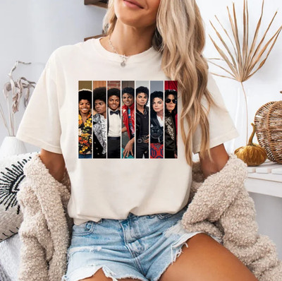 Cotton Fashion T-Shirt Michael Jackson Design Summer Wear Gift For Music Lovers