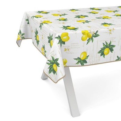 Wachstuchtischdecke Tischdecke abwaschbar Gartentischdecke ANRO Zitronen