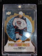 ADAM FANTILLI 2024-25 UPPER DECK ICE PREMIERES GOLD ROOKIE #243 25/25!