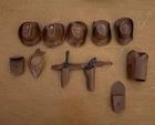 Vintage 1960s Marx Johnny West accessories, free shipping