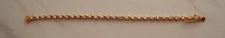FAS STERLING SILVER 925 SIMULATED DIAMOND GOLD PLATED BRACELET