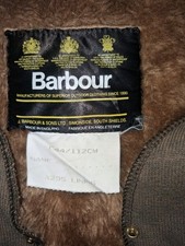 Barbour Warm Pile Liner A295 Linning C44/112cm