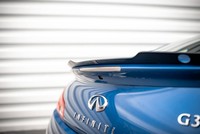 Maxton Design Heckspoiler Lippe Passend FüR Infiniti G37 Coupe Schwarz Hochglanz