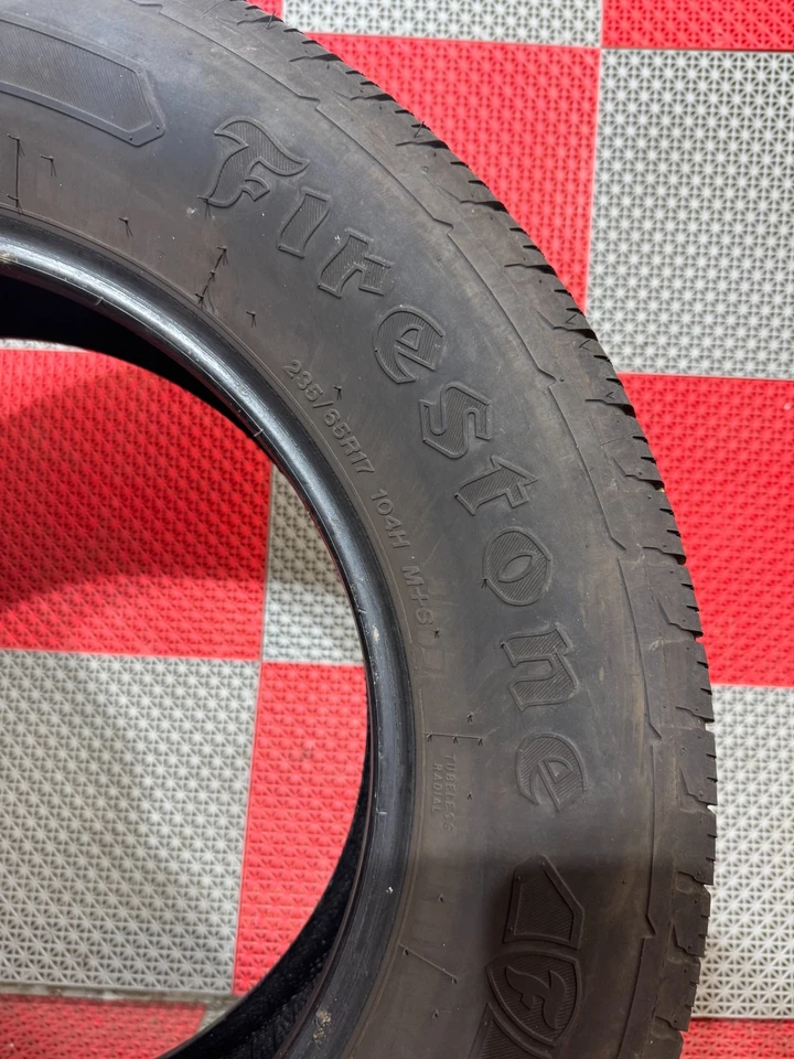 2x Neumáticos usados 235/65 R17 Firestone Destination LE3 7/32 banda de rodadura 235/65/17 Foto 2 de 4