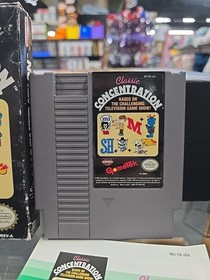 Classic Concentration (Nintendo NES Video Game 1990 CIB