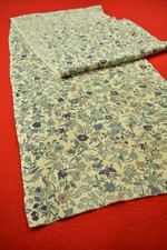 Vintage Japanese Silk Kimono Fabric Textile Remnant Craft Material 55.9"/CB04/55