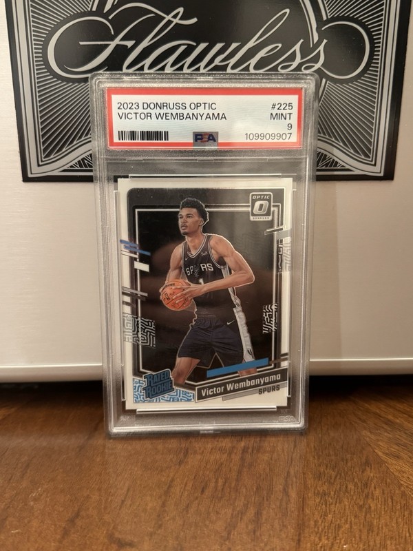 Donruss Optic 2023 Victor Wembanyama RC #225 PSA 9 San Antonio Spurs