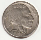 1937 US Indian Head Buffalo Nickel FULL DATE Rare Old Collection Coin - Lot #o72