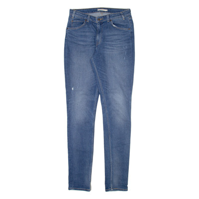 LEVI'S 721 Damen Jeans Blau Slim Skinny Stone Wash W30 L34