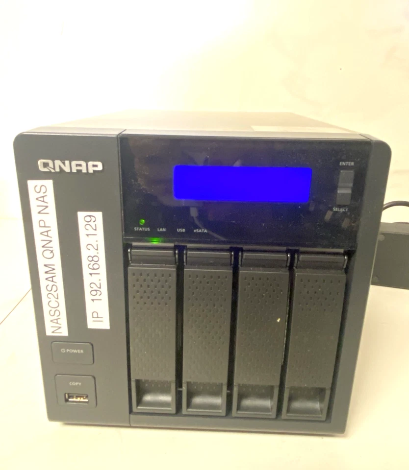 QNAP TS‑419P+ 4‑Bay Turbo NAS + 1×2TB Seagate Constellation ES HDD + PSU Tested - Image 2 of 4