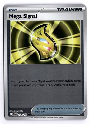Mega Signal - - MEG #121/132 ME01: Mega Evolution Uncommon Reverse Holo NM