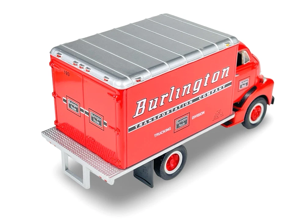 First Gear Burlington Transportation 1952 GMC Dry Goods Van - 1/34 Diecast - Image 4 of 4