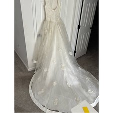 Ivory Beaded Tulle Wedding Gown