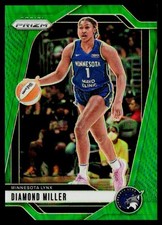 2024 Panini Prizm WNBA #63 Diamond Miller Green Prizms