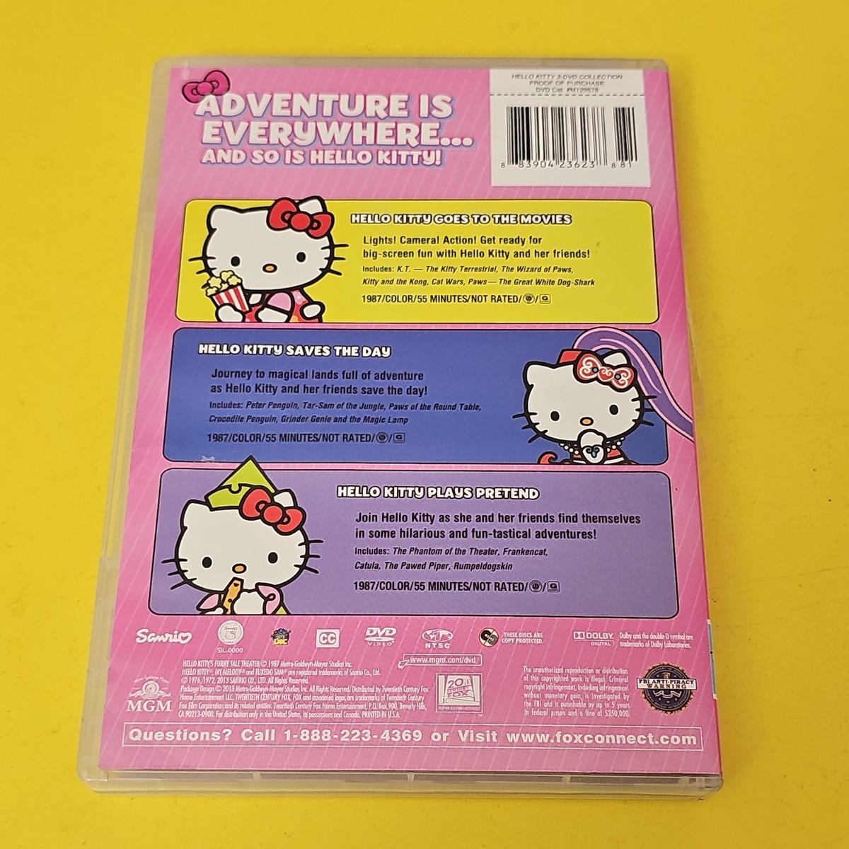 Hello Kitty 3-DVD Collection Animation DVD MGM Home Entertainment