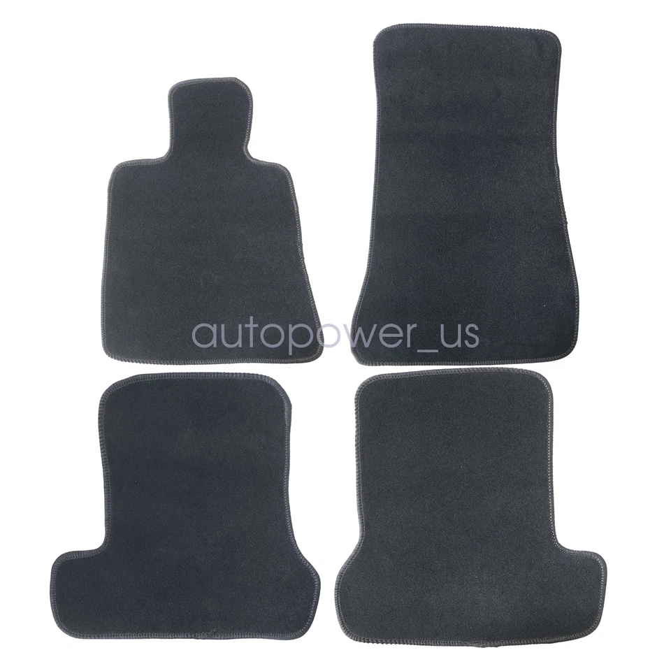 Fits 2002-2010 Lexus SC430 Front Rear Floor Mats Carpet Waterproof Black Velour - Image 4 of 4