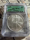 AMERICAN SILVER EAGLE ONE DOLLAR 2005 S GRADED ICG-MS70 GORGEOUS