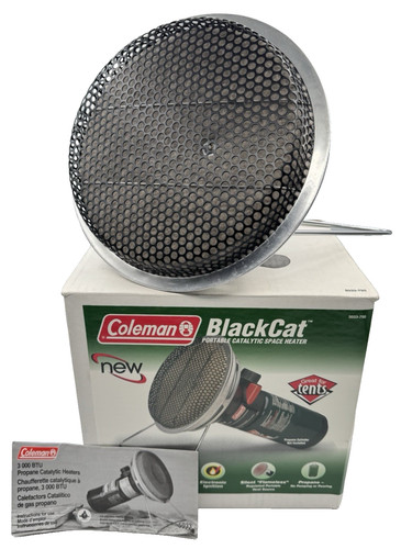 COLEMAN BLACK CAT 5033-700 Portable Propane Catalytic Space Heater W/Box