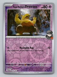 Team Rocket's Drowzee 079/182 Destined Rivals Reverse Holo