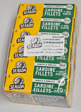 6 SARDINES IN 100 OLIVE OIL SEASON BRAND SKINLESS  BONELESS EXP 08/2029 Kosher