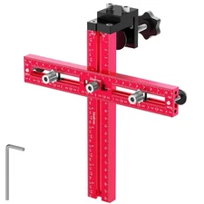 Cabinet Hardware Jig – Adjustable Drill Guide Template for Knobs & Handles | ...