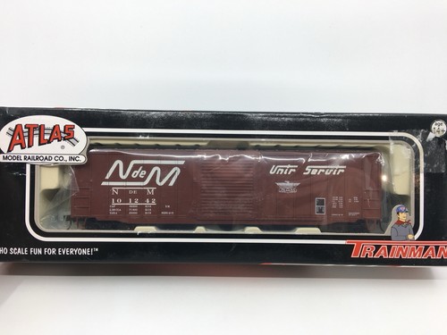 HO Atlas 20001280 Nacionales de México ACF 50’ Boxcar NdeM #101242 ruedas metálicas | Zustand: Used