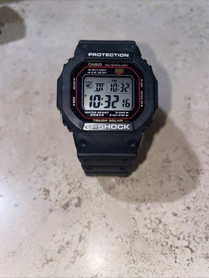 Casio G SHOCK G 5600 TOUGH SOLAR VINTAGE MODULE 2597 Made In Japan