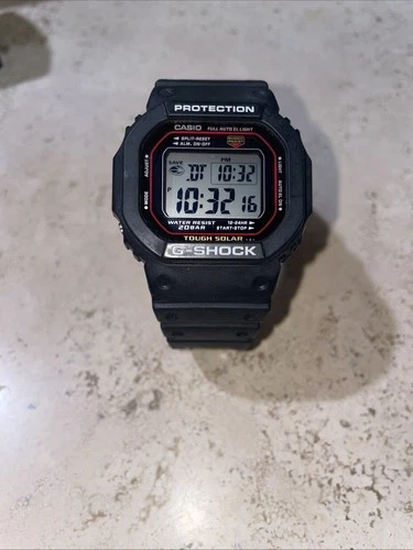 Casio G SHOCK G 5600 TOUGH SOLAR VINTAGE MODULE 2597 Made In Japan