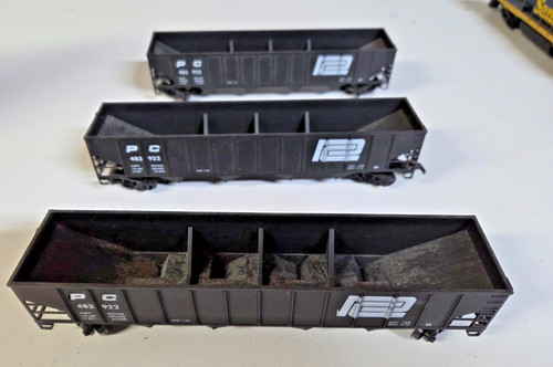 Maqueta Tren Escala HO - IHC Juego de 3 vagones tolva, nombre de carretera PC 483922 | Zustand: Used
