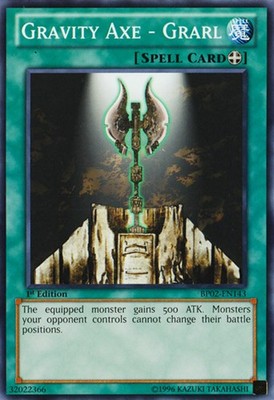 Gravity Axe - Grarl - BP02-EN143 - Common - 1st Edition - Damaged