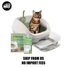 Purina Tidy Cats Breeze Cat Litter Box System Kit with Pellet Cat Litter, Litter